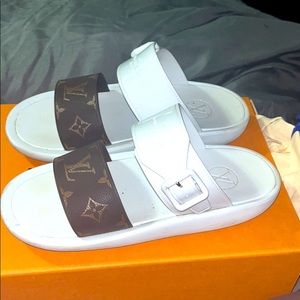 Louis Vuitton mules size (38) like new only wore twice